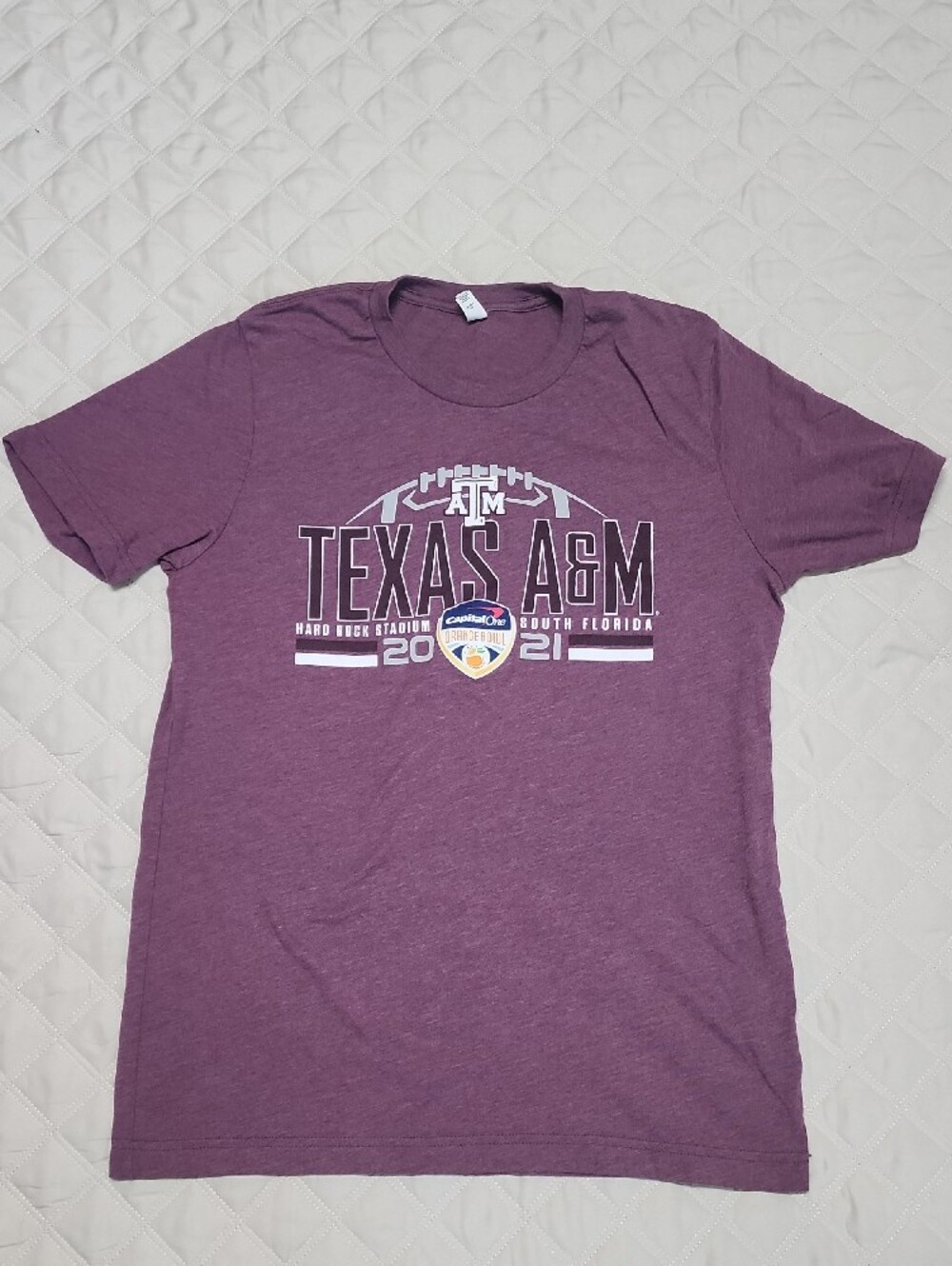 Capital One Orange Bowl Texas A&M 2021 Hard Rock Stadium Football Graphic Tee